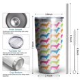 thumbnail image 6 of 30oz Colorful Funny Dachshund Tumblers Stainless Steel Tumbler with Lid and Straw,Vacuum Insulated Double Wall Travel Tumbler Cups Mug with Cleaning Brush for Coffee,Tea, 6 of 7