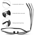 thumbnail image 3 of Gafas de sol de aviador polarizadas para hombre y mujer, protección UV, ligeras y transpirables, 3 of 3