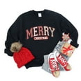thumbnail image 3 of Merry Christmas Varsity | Sweatshirt, 3 of 5