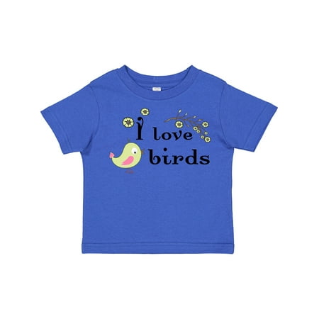 

Inktastic I Love Birds Green Boys or Girls Toddler T-Shirt