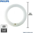 thumbnail image 2 of Philips Circline Fluorescent T9 Light Bulb: 12-Inch, 4100-Kelvin, 32-Watt, Bi-Pin Base, Cool White, 2 of 4