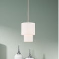 thumbnail image 5 of Livex Lighting Claremont Mini Pendant Light in Brushed Nickel, 5 of 11