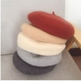 thumbnail image 2 of CoCopeanut 2020 Topi Wanita Topi Baret Karang Bulu Topi untuk Gadis Katun Musim Semi Musim Gugur Musim Gugur Anak Beanies Anak-anak Natal Parentage H, 2 of 6
