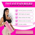 thumbnail image 2 of BBL Toilet Pillow, Multipurpose High Density Foam Roller Brazilian Butt Lift Toilet Seat, BBL Pillow for Toilet Riser D-Shaped Lumbar Roll Back Support Pillow, BBL Supplies After Surgery, 2 of 8
