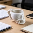 thumbnail image 5 of KOYPTL Glossy 3D Skull Glass Coffee Mug with Skeleton Bone Handle,Gothic Spooky Novelty Drink Cup,Halloween Gift Decor for Coffee Tea Hot Cocoa Daily Use White, 5 of 7