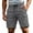 Gray #029, variant on Cargo Shorts for Men Elastic Waist Drawstring Lightweight Hiking Shorts Breathable Stretch Casual Shorts, 2XL