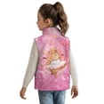 thumbnail image 3 of Pzuqiu Capybara Sleeveless Vests for Girls 7-8 Polyester Casual Zipper Winter Sleeveless Jacket with Pockets Comfortable Toddler Girl Clothes Warm for Outdoor Activities, 3 of 7
