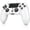 White, variant on P4 Wireless Controller Gamepad for P4 Slim Pro PC with 6-Axis Gyro Dual Vibration (Black)