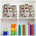 thumbnail image 6 of Ryvnso Strawberries Storage Basket Large Bin Foldable Boxes Toys Organizer 14.2x10.2x8.3in 1 PC, 6 of 8