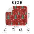 thumbnail image 4 of Red Christmas Tree Pattern Dish Drying Mat for Kitchen 1 Pack, Ultra Absorbent Microfiber Dishes Drainer Mats,16x18in(41x46cm), 4 of 6