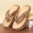 thumbnail image 2 of Slippers for Women,Flip Flop Clip Foot Non Outdoor Summer Soft Soled Bathroom Couples Wear Sandals Casual Thick Soled Sandals,Womens Slippers,Khaki,8.5, 2 of 9