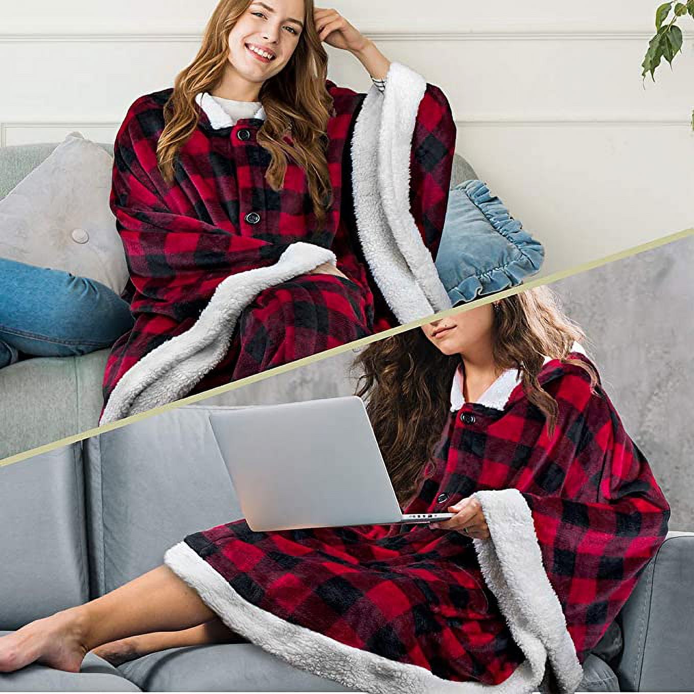 Sherpa blanket wrap hotsell