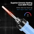 thumbnail image 5 of SREMTCH 80W Electronics Digital Soldering Iron Kit  Adjustable Temperature Welding Tool Soldering Pen New, 5 of 6