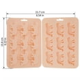 thumbnail image 2 of 3D Tiger Ice Cube Mold, Silicone Candy Molds 9 Cavity,6.2*8.5 in,Tiger Ice Cube Tray for Baking, Cupcake Topper, Pudding, Butter, Gelatin, Jelly, Bath Bomb, Candle, Plaster, Resin, Clay., 2 of 6