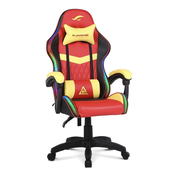 Silla Gamer Playfever Delta Luz Rgb Ergonomica Reclinable