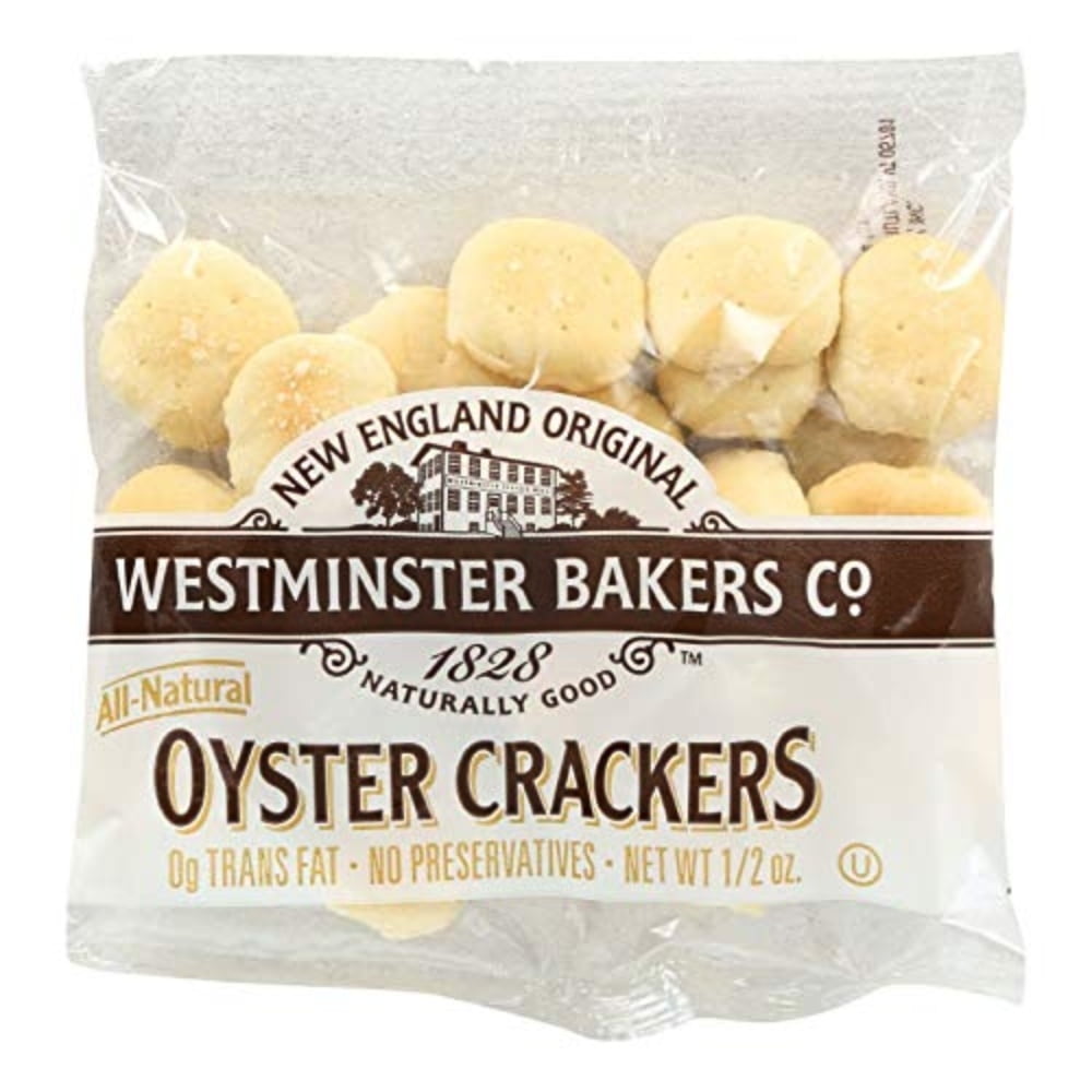 Westminster Bakers All Natural Crackers, Oyster, 0.5 Ounce (50 Pack