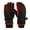 Black, variant on Winter Skiing Gloves Anti-Slip Telefingers Gloves Warm Outdoor Sports Gloves Waterproof Elastic Gloves for Men and Women