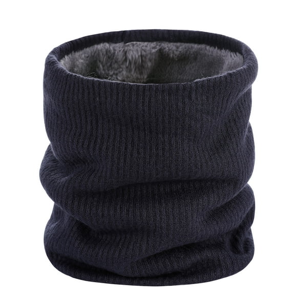 Zhuge Neck Warmer Gaiters for Men Women Winter Neck Scarves Cold Weather Gear Ski Accessories-Dark Blue