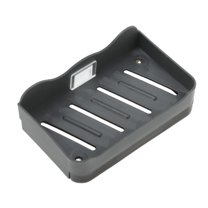 Unique Bargains 1 Pc Soap Dish Double-layer Drain Soap Holder for Bathroom Gray