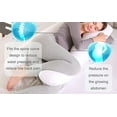 thumbnail image 7 of SHANNA Pregnant Women's Pillows, 51-inch White U-Shaped Full Body Maternity Pillow(fill material is Cotton), 7 of 7