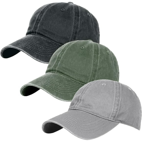 Glamorstar Casquette de Baseball Classique Unisexe Ajustable en Coton Lavé Teint