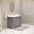 thumbnail image 4 of Water Creation Derby 48" Wood Single Bathroom Vanity in Cashmere Gray/Chrome, 4 of 5