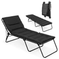 thumbnail image 1 of Lafuma Siesta Foldable Patio and Poolside Sunbathing Cushion Chaise Lounge Chair, 1 of 4