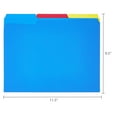 thumbnail image 6 of (3 pack) Pen+Gear File Folders, Letter Size, Assorted Colors, 25 Count, 6 of 8