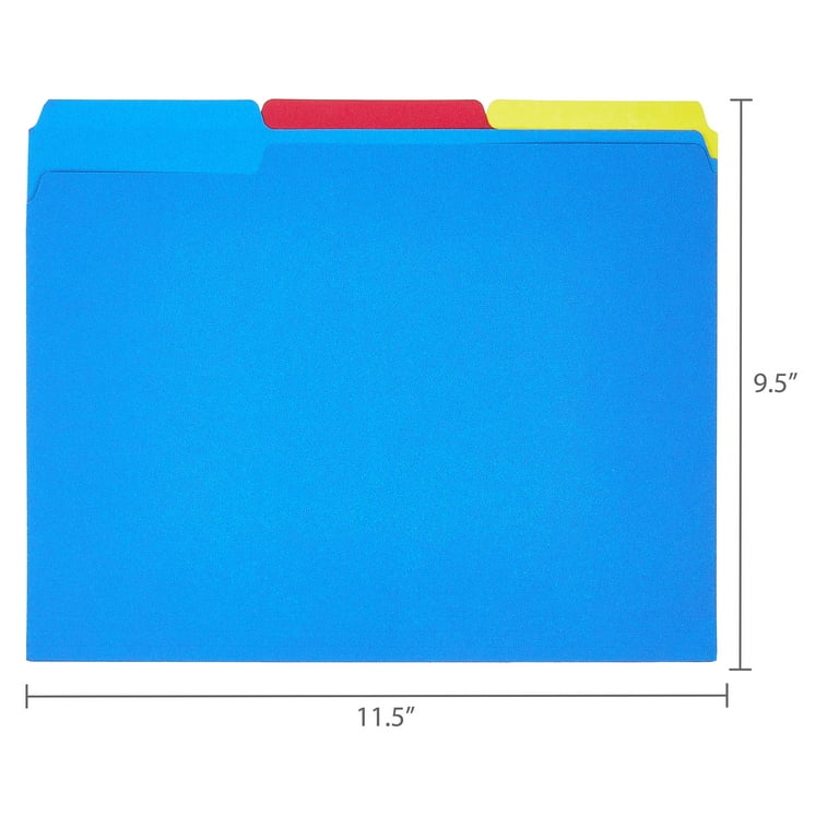 Pen+Gear File Folders, Letter Size, Assorted Colors (25-Pack) photo 6
