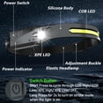 thumbnail image 2 of Linterna frontal recargable Aikertec, pack de 18, 600 lúmenes, haz de 230°, 2 of 6