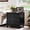 Black, variant on LELELINKY 24" Farmhouse Nightstand Set of 2 with 3 Drawers & Metal Handle, Wood Dresser for Bedroom, Living Room, Blue