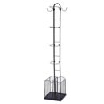 thumbnail image 2 of Freestanding Ball Storage Rack Sports Equipment Storage Rack w/ 2 Baskets & Hook, 2 of 12