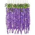 thumbnail image 1 of 12pcs Artificial Wisteria Flower Vine, 1 of 5
