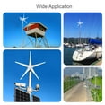 thumbnail image 2 of Arealer 24V 800W Wind Generator with Controller 5 S-Type Minitype Wind Generator Kit Clear Energy Windmill for Home Highways Boats, 2 of 7