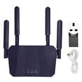 thumbnail image 1 of Enrutador inalámbrico 4G LTE, punto de acceso WiFi móvil profesional de alta velocidad de 300Mbps con ranura para tarjeta SIM para oficina en casa, enchufe de 100-240V para Reino Unido, 1 of 5