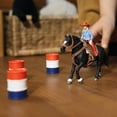 thumbnail image 6 of Schleich Farm World - 7PC Barrel Racing Set - Western Rodeo Toy Playset with Cowgirl Figurine, Horse Figure & Accessories - Realistic Farm Toys - Kids & Toddlers Ages 3+, 6 of 8