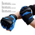 thumbnail image 6 of NIBOLOG 1 Pair Strong Grip Adjustable Hook Loop Fasteners Fabric Training Gloves Half Finger Wrist Wraps Support Men Cycling Gloves for Gym, 6 of 8
