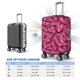 thumbnail image 4 of Balery Pink Butterfly Funda de equipaje, fundas para maletas, elástica, lavable, protector de maletas, compatible con maletas de 18 a 32 pulgadas-X-Large, 4 of 7