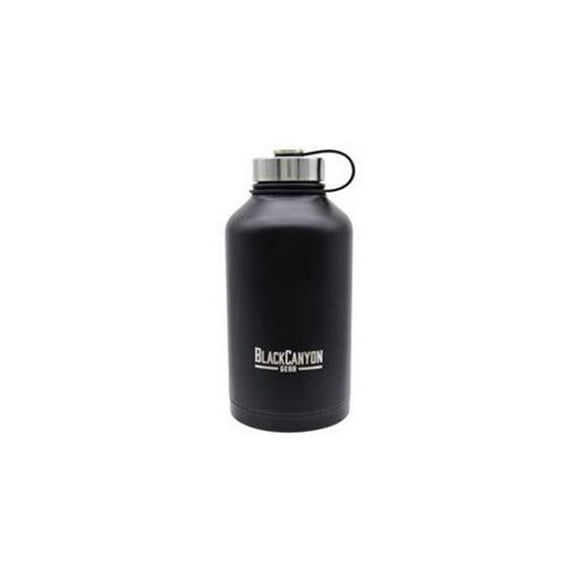 BlackCanyon Outfitters BCO64OZB 64 oz Water Bottle with Twist Lid Black