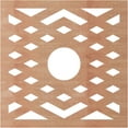 thumbnail image 4 of 38"OD x 9 7/8"ID x 3/8"T Chevron Wood Fretwork Pierced Ceiling Medallion, Cherry, 4 of 16