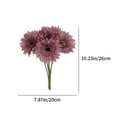 thumbnail image 3 of up to 65% Off Latrodar Artificial Flowers Chrysanthemum Silk Flowers 10.23 UV Resistant n Wedding Decoration Wine 6.8x6.8 Inch, 3 of 5