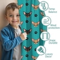 thumbnail image 3 of Blackout Kids Curtains,Chihuahua and Dog Paw Print Blue Children's Insulated Curtains Set Of 2,Bedroom Essentials,Toddler Room Decor 52"x84", 3 of 5