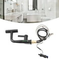 thumbnail image 1 of Bathroom Faucet, Single Handle Waterfall Faucet with Temp Display, Rotatable Lavatory Vessel Faucet, Lifting Hot and Cold Water Mixer Tap, Suitable for Kitchen, RV, Bathroom, 1 of 8