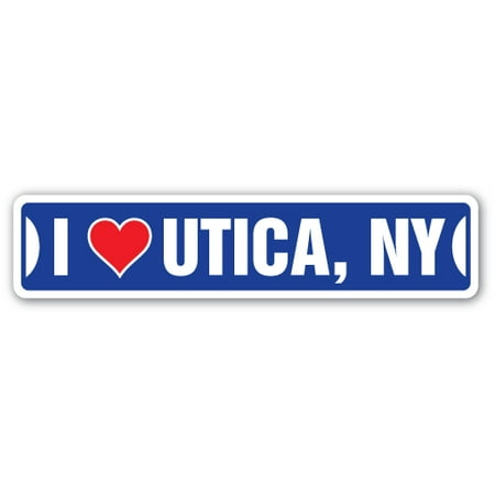 i love utica new york street sign ny city state us wall walmart utica ny