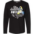 thumbnail image 3 of Inktastic Im Down Right Awesome Down Syndrome Awareness with Arrow Long Sleeve T-Shirt, 3 of 5