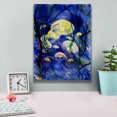 thumbnail image 4 of Epic Graffiti 'Swimming With The Jellies' by Rita Shimelfarb, Giclee Canvas Wall Art, 12"x16", 4 of 8