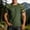 Dark Green, variant on YANGXINX Mens Camo T-Shirts Lightweight Summer Camouflage Print Short Sleeve Crew Neck Tees Stretch Relaxed Fit Workout Tops