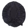 thumbnail image 2 of Gorro de ducha Gorro de baño impermeable Gorro de baño elástico resistente Turbante de pelo suave, Negro Inevent HA000682-01B, 2 of 6