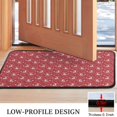 thumbnail image 3 of Red Christmas Deer and Snowflake Pattern Door Rugs,Washable Non Slip Door Mats Indoor,Decorative Door Mats,Entry Mat Indoor for Entrance,Bedroom,Kitchen,Bathroom,30"x17", 3 of 6