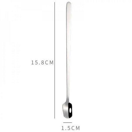 

Final Clear Out! Long Handle Spoon Coffee Stirrers Ice Tea Spoon Superior Stainless Steel Iced Teaspoon for Milks Tea Mixing Cocktail Stirring Coffee Milkshake Cold Drink